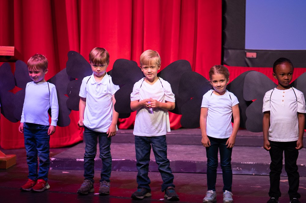 PreK-4 butterfly parade